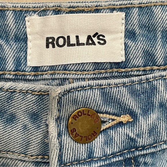 Rolla’s Miller Mid-High Rise Slim Straight Jean Women's 28 Horizon Blue - Picture 12 of 16